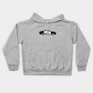 USA Police Car Kids Hoodie